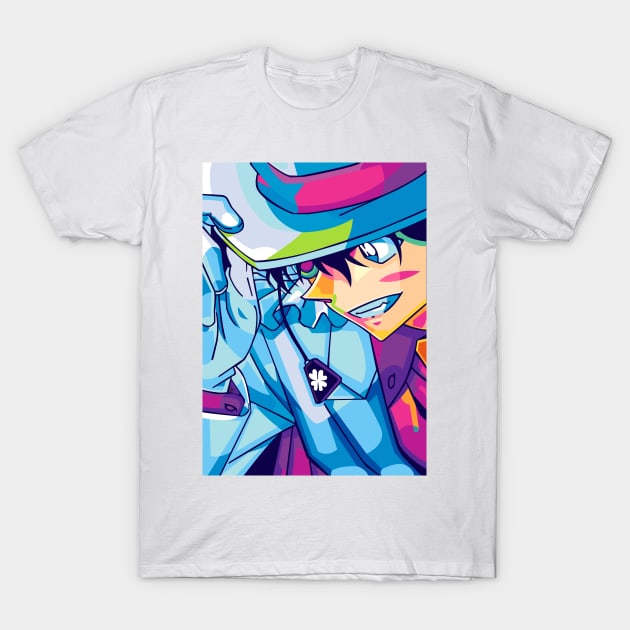 Kaito Kid pop art T-Shirt by BLUESIDE